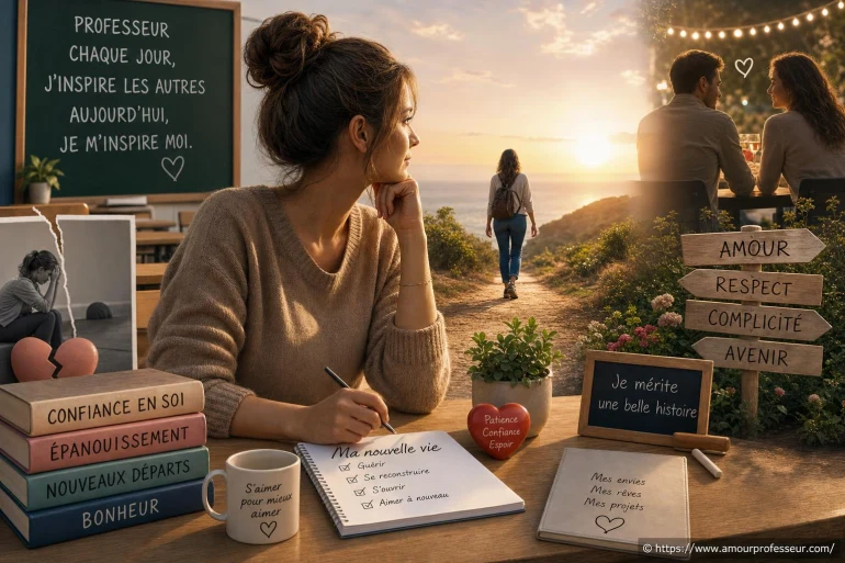 Reconstruire sa vie amoureuse après une rupture quand on est professeur : par où commencer ?
