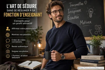 Séduire sans se résumer à sa fonction d’enseignant : comment créer un profil attractif