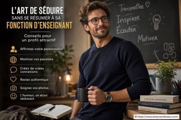 Séduire sans se résumer à sa fonction d’enseignant : comment créer un profil attractif